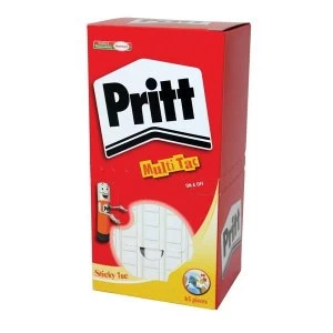 Pritt Sticky Tac Mastic Adhesive Non Staining Pack 12