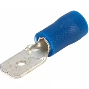 TruConnect 6.3x0.8mm 16A Blue Push On Pack of 100
