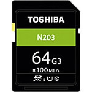 Toshiba SDXC Flash Memory Card N203 64GB