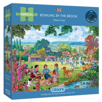 Bowling by the Brook XLL Jigsaw Puzzle - 100 Pieces