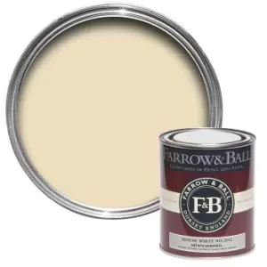 Farrow & Ball Estate No. 2012 House White Silk Eggshell Paint - 750ml