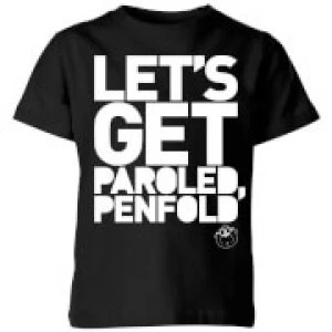 Danger Mouse Let's Get Paroled Penfold Kids T-Shirt - Black - 5-6 Years