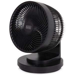 Black & Decker 11" Air Circulator Desk Fan with 7 Hour Timer - Black