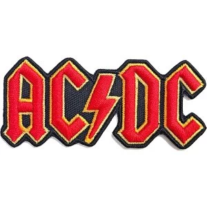 AC/DC - Cut Out 3D Logo Standard Patch