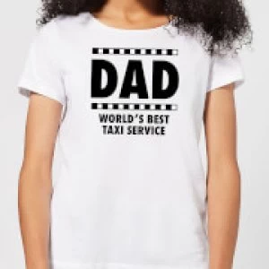 Dad Taxi Service Womens T-Shirt - White - 5XL