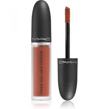 MAC Cosmetics Powder Kiss Liquid Lipcolour Liquid Matte Lipstick Shade Impulsive 5ml