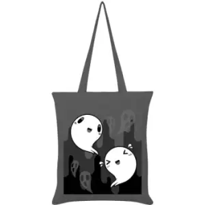 Grindstore Happy Spooks Tote Bag (One Size) (Grey/Black/White) - Grey/Black/White