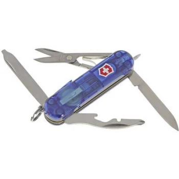Victorinox Midnite Manager 0.6366.T2 Swiss army knife + LED light No. of functions 10 Blue (transparent)