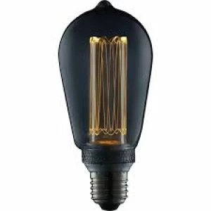 TCP 1 pack Screw E27/ES 55lm LED Decorative Smokey Lantern Light Bulb Non Dimmable Glass, Plastic, Metal