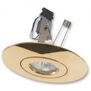 Eterna LED Compatible Recessed Downlight Hole Converter Lighting Fixture Kit - Brass