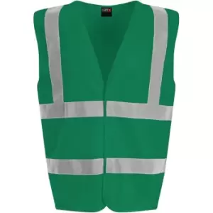 PRO RTX High Visibility Unisex Waistcoat (M) (Paramedic Green) - Paramedic Green