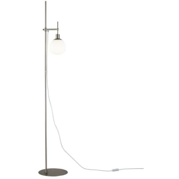 Maytoni Lighting - Erich Floor Lamp Nickel, 1 Light, E14