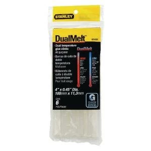 Stanley Dual Melt Glue Stick 4" Pack of 24 0-GS20DT