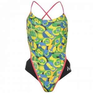 Aqua Sphere Michael Phelps Rio Open Back Swimsuit Ladies - Carimbo