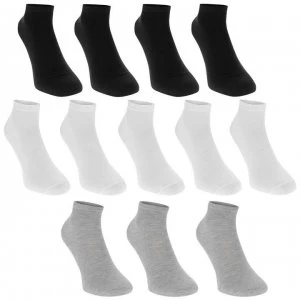 Donnay Trainer Socks 12 Pack Junior - Multi Asst