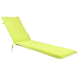 Charles Bentley Garden Sun Lounger Cushions - Green