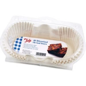 Tala Siliconised Greaseproof Loaf Tin Liners (Set of 40) 1lb
