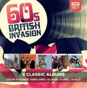 60s British Invasion 5 Classic Albums by Various Artists CD Album