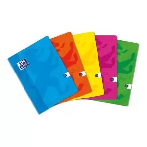 Oxford Soft Touch Stapled A4 Assorted Colours Ref 400088258 Pack 5