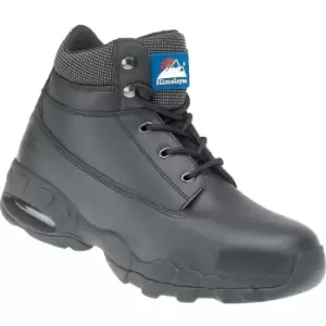 4040 Black Safety Boots with Eva/Rubber Soles - Size 12 - Black - Himalayan