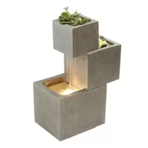 Serenity Cascade Water Feature w/ Planter