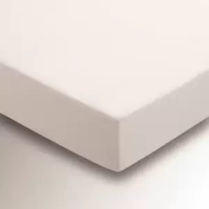 Helena Springfield Brushed Cotton Single Fitted Sheet, Ivory