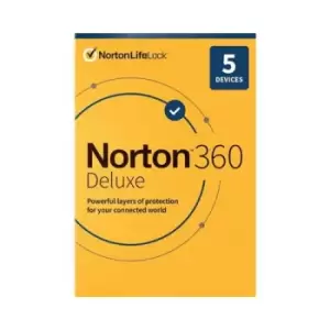 Norton 360 Deluxe ESD 1 User/5 Device 12 Month