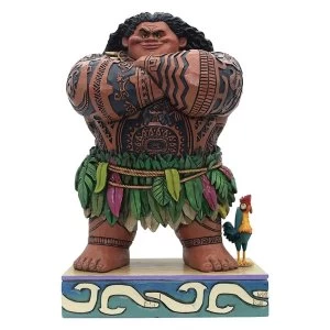 Maui Daring Demigod Moana Disney Traditions Figurine