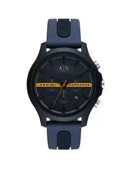 Armani Exchange Mens Traditional Watches Silicone