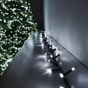 1000 LED 25m UltraBrite Multi Function Christmas Tree Lights With Timer in White