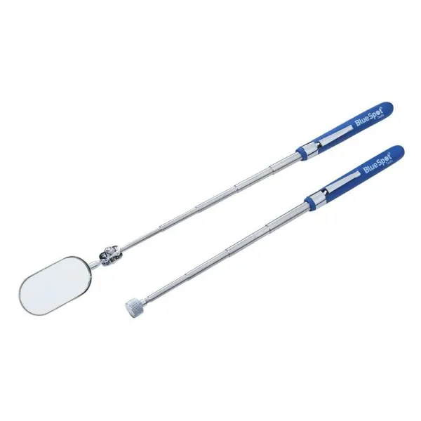 BlueSpot Tools 7306 Inspection Mirror and Pickup Tool Set 2 Piece B/S7306