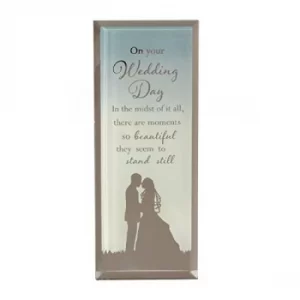 Reflections Of The Heart Wedding Standing Plaque