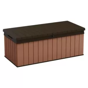 Keter Darwin 100 Outdoor Garden Storage Box 142.5 x 65.3 x 54.5cm - Brown