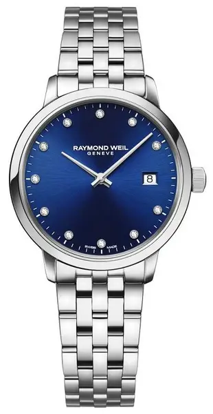Raymond Weil 5985-ST-50081 Toccata 11 Diamond Blue Dial Watch