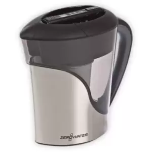 ZeroWater 11 cup Ready Pour Pitcher (Stainless Steel)