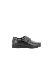 Fuller Fitting Superlight Touch Fastening Leather Shoes