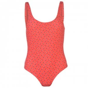 French Connection French Connection Fleur Spot Swimsuit Ladies - FIRECORALPRINT