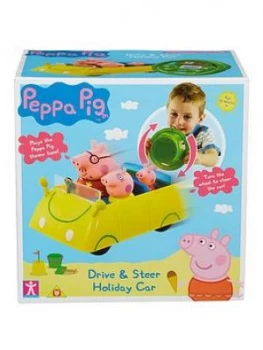 Peppa Pig Holiday Drive & Steer, One Colour