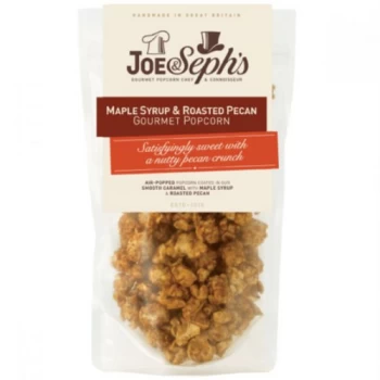 Joe&Sephs Maple Syrup & Pecan Popcorn - 80g x 12