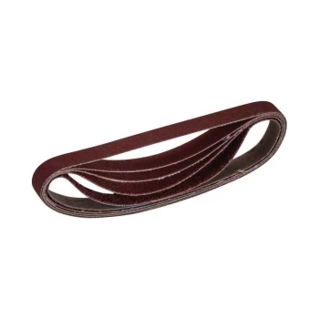 08683 Cloth Sanding Belt, 10 x 330mm, 80 Grit (5 Pack) - Draper