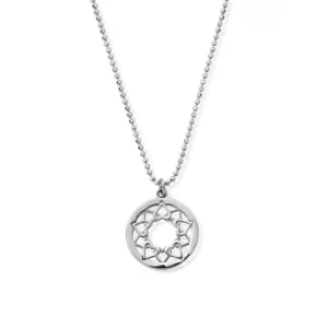 ChloBo SCDC1468 Women&apos;s Diamond Cut Chain With Heart Mandala Pend