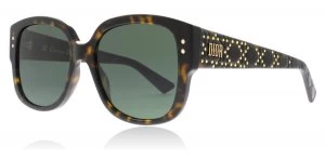 Christian Dior Lady Dior Studs Sunglasses Dark Havana 086 54mm