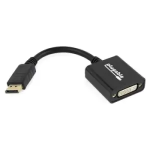 Plugable Technologies DisplayPort to DVI Adapter - Supports Windows and Linux Passive