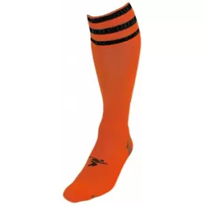Precision Childrens/Kids Pro Football Socks (12 UK Child-2 UK) (Tangerine/Black)