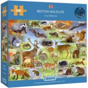 British Wildlife Jigsaw Puzzle - 500 Pieces