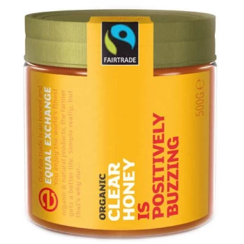 Equal Exchange Fairtrade Organic Clear Honey 500g (Case of 10 )