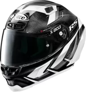 X-Lite X-803 RS Ultra Carbon Motomaster Helmet, black-white, Size XS, black-white, Size XS