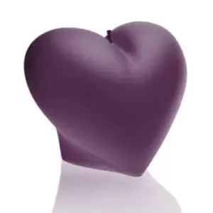 Heart Smooth Candle &ndash; Violet