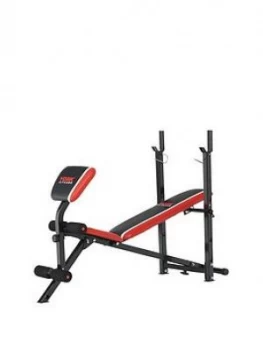 York York Warrior 2 In 1 Barbell And Ab Bench With Curl