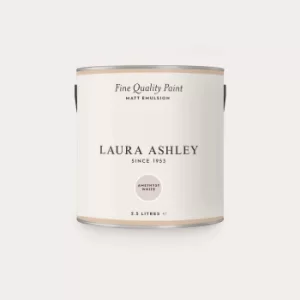 Laura Ashley Matt Emulsion Paint Amethyst White 2.5L